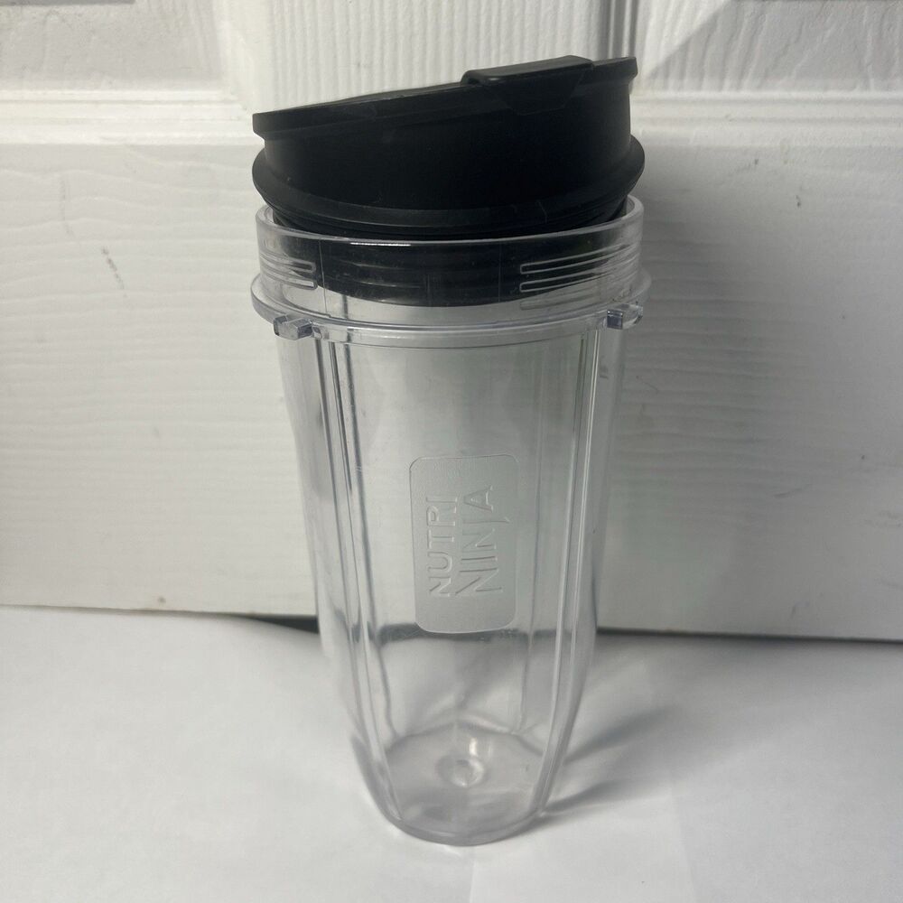 Nutri Ninja Single Serve Cup with Lid - 7.5" Tall Replacement Blender Cup